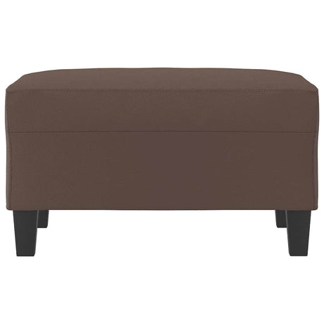 Vidaxl voetenbank 70x55x41 cm kunstleer bruin