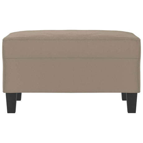 Vidaxl voetenbank 70x55x41 cm microvezelstof taupe