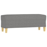 Vidaxl bankje 100x35x41 cm stof donkergrijs
