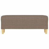 Vidaxl bankje 100x35x41 cm stof taupe