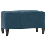 Vidaxl bankje 70x35x41 cm fluweel blauw