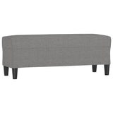 Vidaxl bankje 100x35x41 cm stof donkergrijs