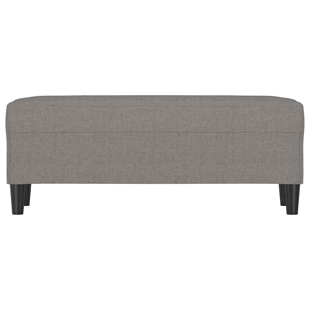 Vidaxl bankje 100x35x41 cm stof donkergrijs