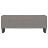 Vidaxl bankje 100x35x41 cm stof donkergrijs