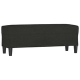Vidaxl bankje 100x35x41 cm stof zwart