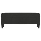 Vidaxl bankje 100x35x41 cm stof zwart