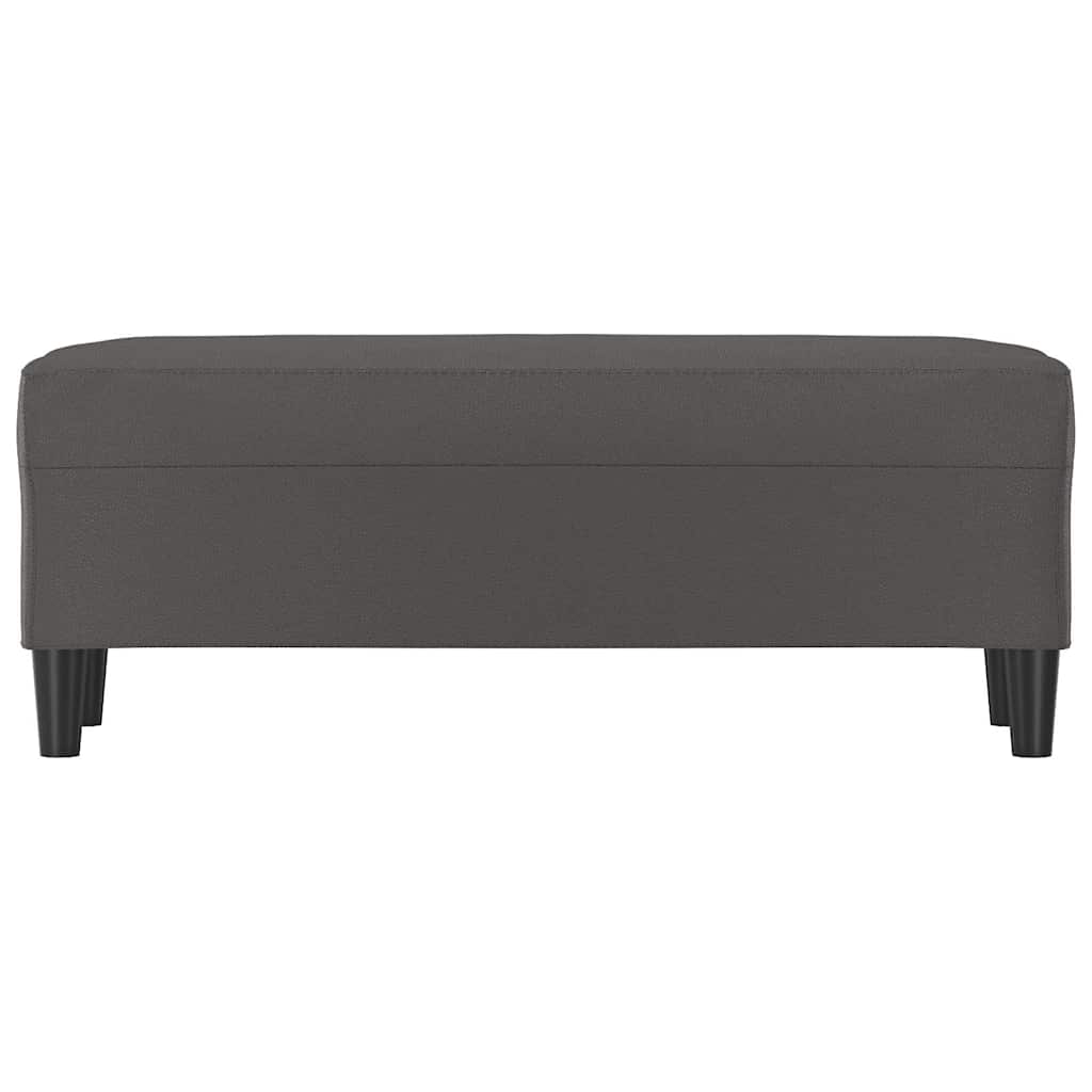 Vidaxl bankje 100x35x41 cm kunstleer grijs