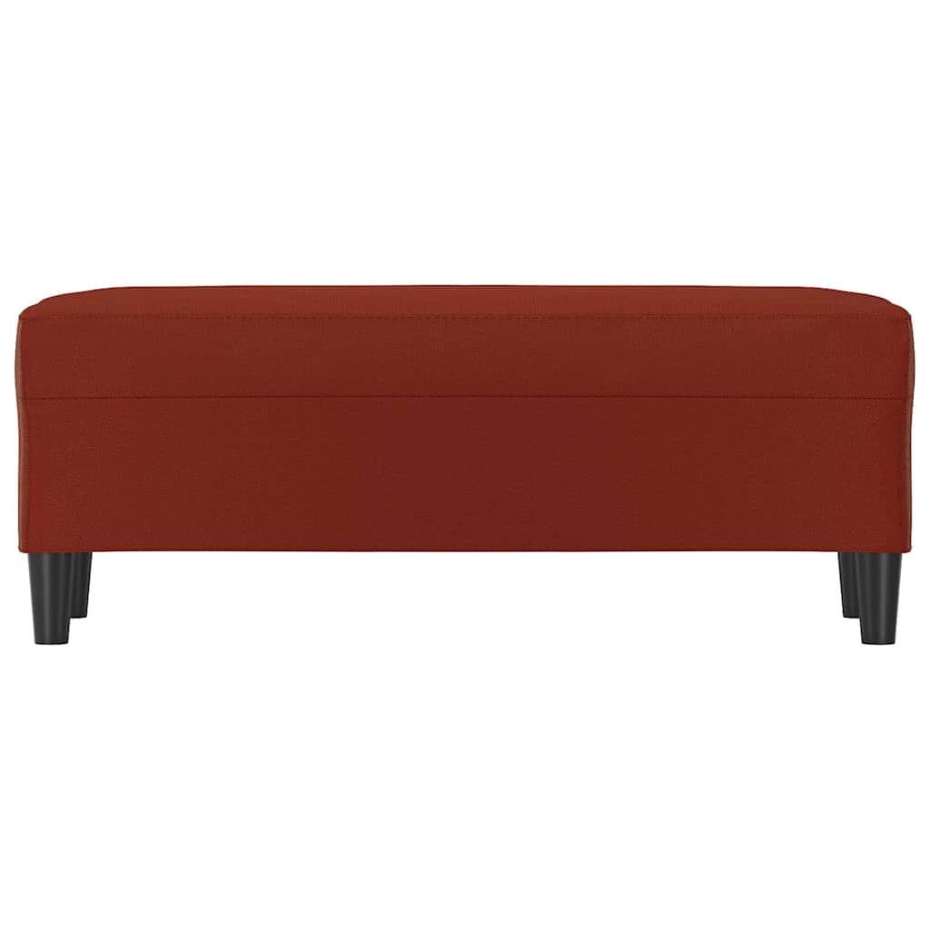 Vidaxl bankje 100x35x41 cm kunstleer wijnrood