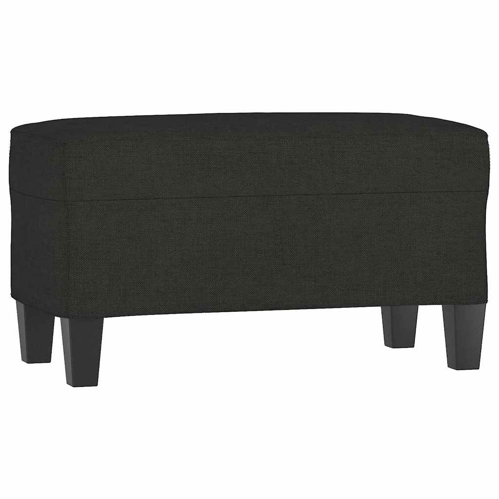 Vidaxl bankje 70x35x41 cm stof zwart