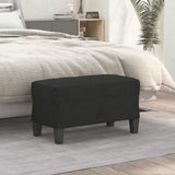 Vidaxl bankje 70x35x41 cm stof zwart