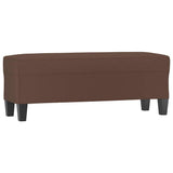 Vidaxl bankje 100x35x41 cm kunstleer bruin