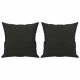 Vidaxl sierkussens 2 st 40x40 cm stof zwart