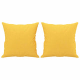 Vidaxl sierkussens 2 st 40x40 cm stof lichtgeel