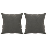Vidaxl sierkussens 2 st 40x40 cm fluweel donkergrijs