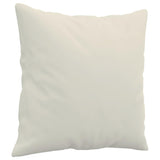 Vidaxl sierkussens 2 st 40x40 cm fluweel crèmekleurig