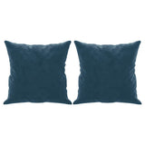 Vidaxl sierkussens 2 st 40x40 cm fluweel blauw