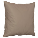 Cuscini decorativi Vidaxl 2 pezzi 40x40 cm tessuto in microfibra taupe