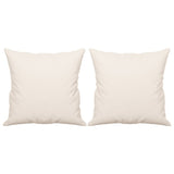 Vidaxl sierkussens 2 st 40x40 cm microvezelstof beige