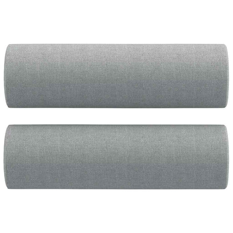 Vidaxl sierkussens 2 st 15x50 cm stof lichtgrijs