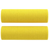 Vidaxl Coussins décoratifs 2 ST 15x50 cm Tissu jaune clair