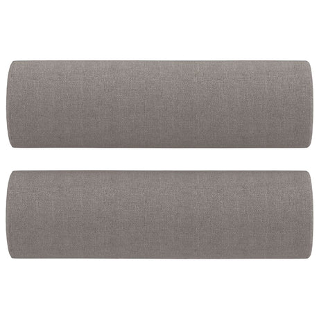 Vidaxl sierkussens 2 st 15x50 cm stof taupe