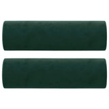 Vidaxl sierkussens 2 st 15x50 cm fluweel donkergroen