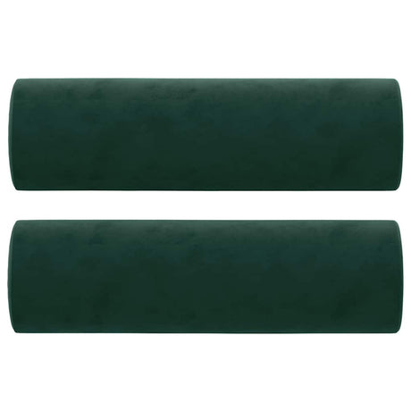 Vidaxl sierkussens 2 st 15x50 cm fluweel donkergroen