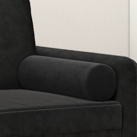 Vidaxl sierkussens 2 st 15x50 cm fluweel zwart