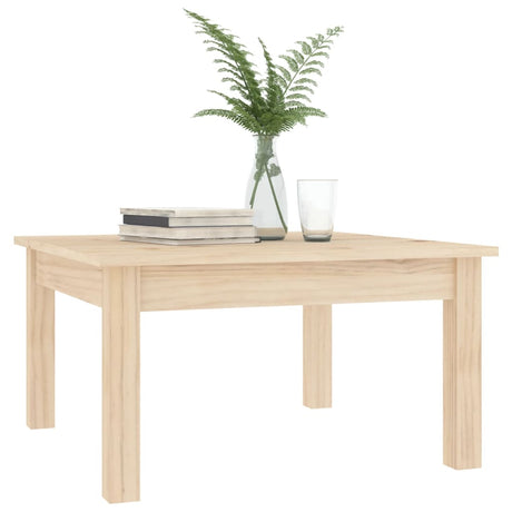 Vidaxl salontafel 55x55x30 cm massief grenenhout