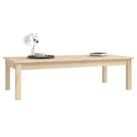 Vidaxl salontafel 110x50x30 cm massief grenenhout