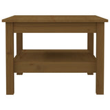 Vidaxl salontafel 55x55x40 cm massief grenenhout honingbruin