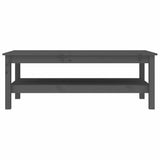Vidaxl salontafel 110x50x40 cm massief grenenhout grijs