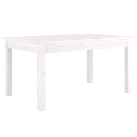 Vidaxl salontafel 80x50x40 cm massief grenenhout wit