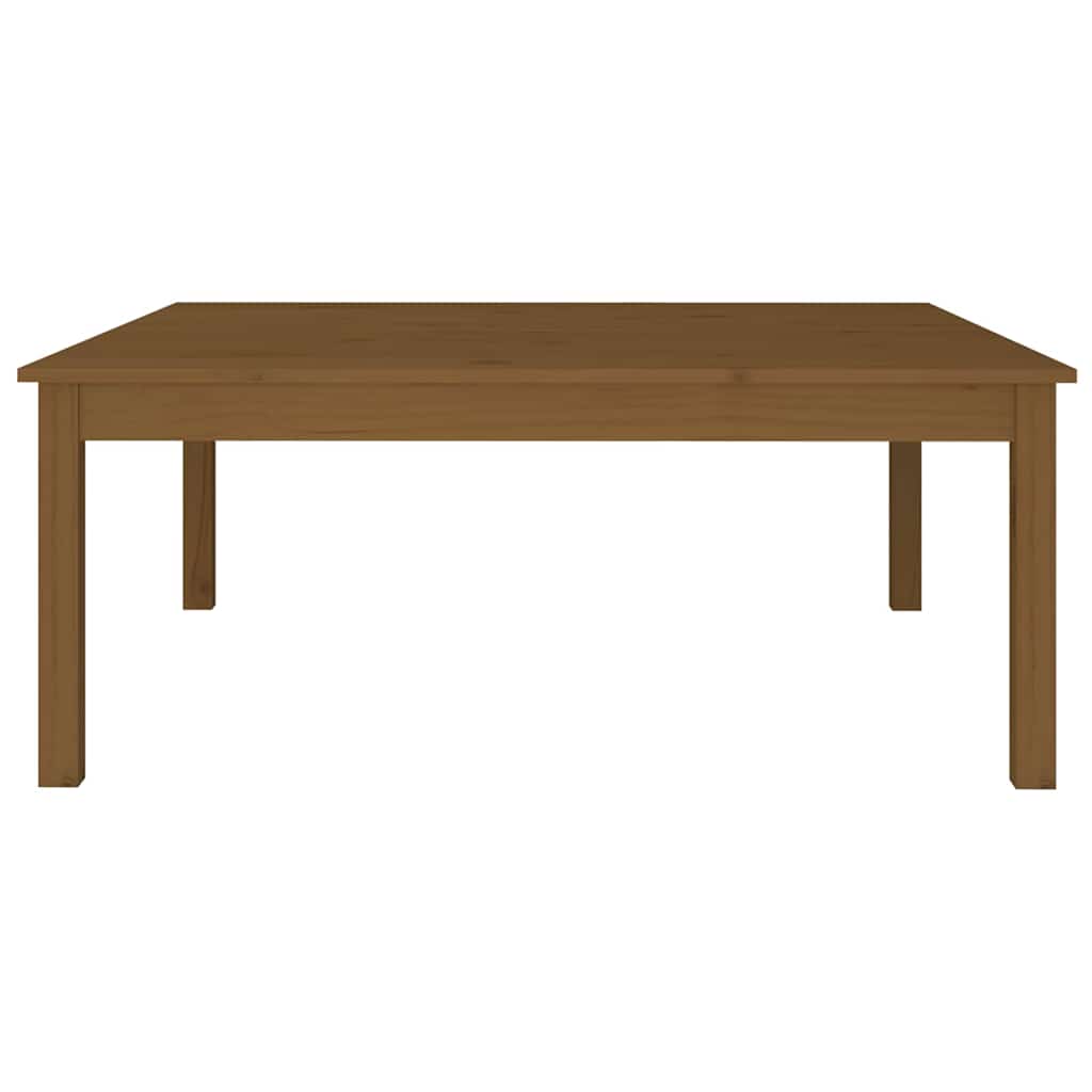 Vidaxl salontafel 100x100x40 cm massief grenenhout honingbruin