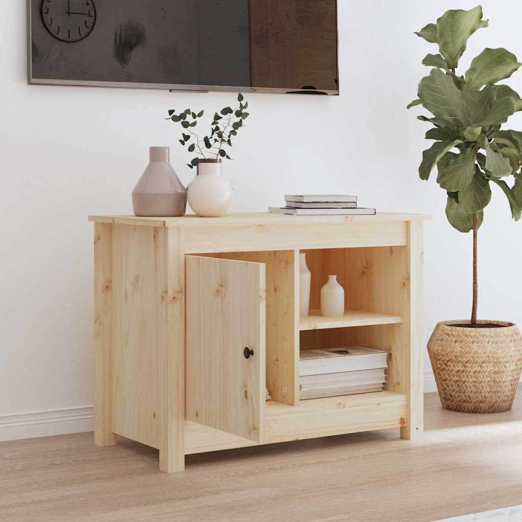 Vidaxl tv-meubel 70x36,5x52 cm massief grenenhout