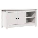 Vidaxl tv-meubel 103x36,5x52 cm massief grenenhout wit