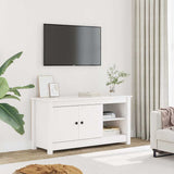 Vidaxl tv-meubel 103x36,5x52 cm massief grenenhout wit