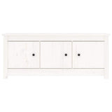 Vidaxl schoenenkast 110x38x45,5 cm massief grenenhout wit