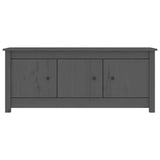 Vidaxl Shoe cabinet 110x38x45.5 cm Solid pine Gray