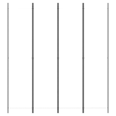 Vidaxl kamerscherm met 4 panelen 200x220 cm stof wit