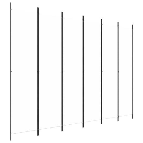 Vidaxl kamerscherm met 6 panelen 300x220 cm stof wit