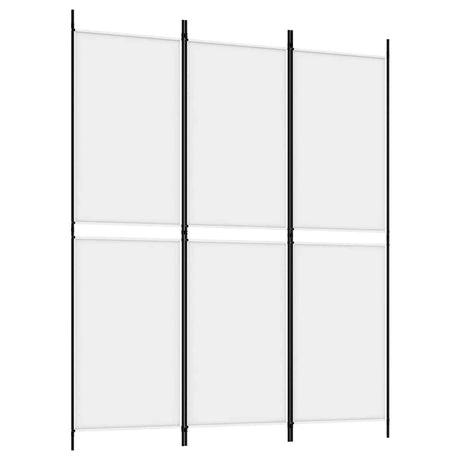Vidaxl kamerscherm met 3 panelen 150x180 cm stof wit
