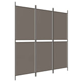 Vidaxl kamerscherm met 3 panelen 150x180 cm stof antracietkleurig