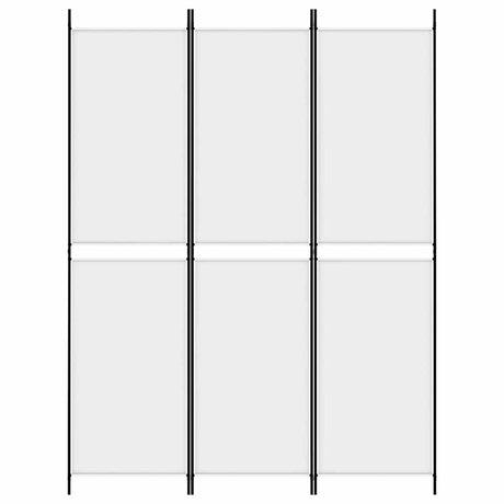 Vidaxl kamerscherm met 3 panelen 150x200 cm stof wit