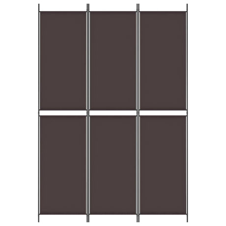 Vidaxl kamerscherm met 3 panelen 150x220 cm stof bruin