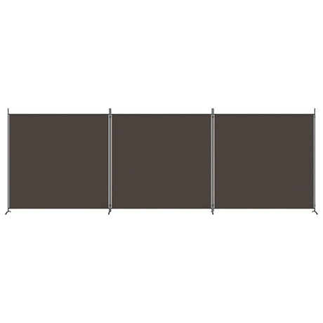 Vidaxl kamerscherm met 3 panelen 525x180 cm stof bruin