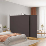 Vidaxl kamerscherm met 3 panelen 525x180 cm stof bruin