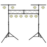 Vidaxl lichtstatief 338x115x(180-300) cm staal