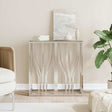 Vidaxl wandtafel 70x30x70 cm roestvrij staal en glas