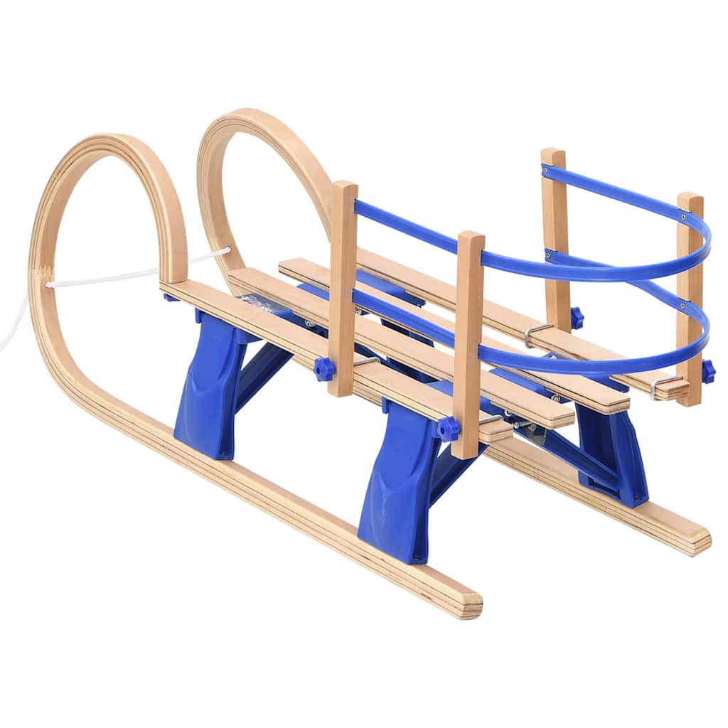 Vidaxl slee met rugleuning inklapbaar 110 cm multiplex